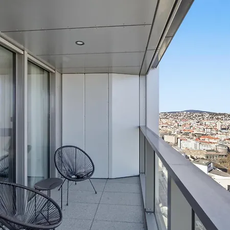 Apartment Eurovea Tower 33rd Floor Free Parking Bratislava